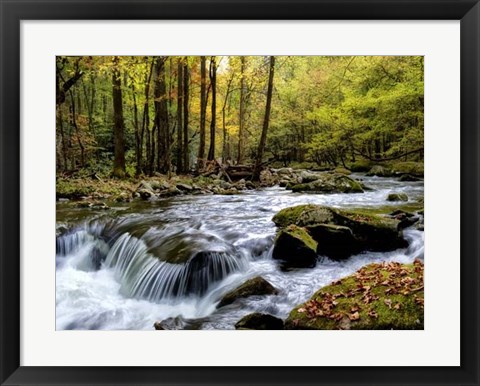 Framed Over Flow I Print