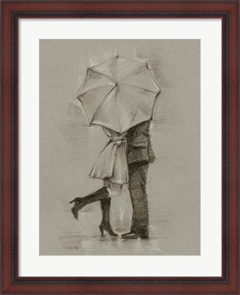 Framed Rainy Day Rendezvous III Print