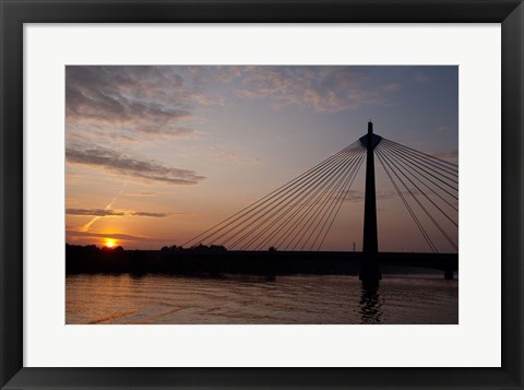Framed Danube River Boat Trip Print