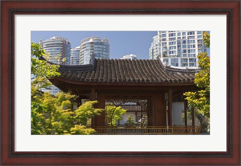 Framed Dr Sun Yat-Sen Chinese Garden Print