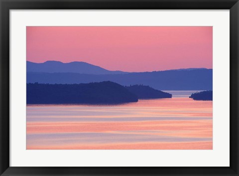 Framed Nipigon Bay in Twilight Print