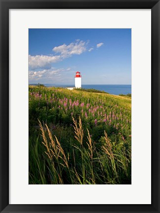 Framed Lighthouse at St Martins Print