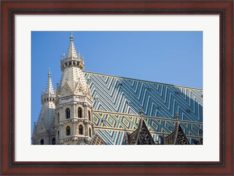 Framed St Stephen&#39;s Cathedral, Vienna, Austria Print