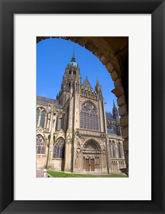 Framed Bayeux Cathedral Print