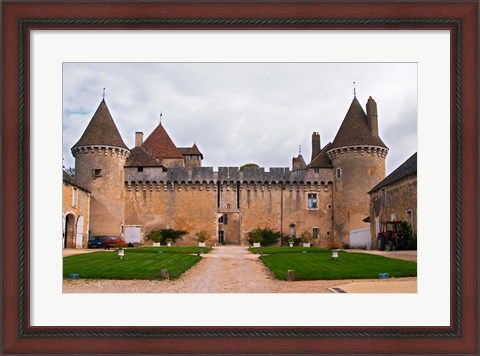 Framed Medieval Chateau de Rully Print
