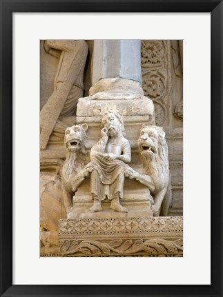 Framed Eglise St-Trophime, Arles, Provence, France Print