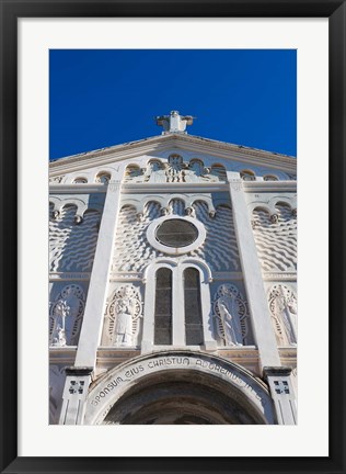 Framed Eglise Sacre Coeur church, Ajaccio, Corsica, France Print