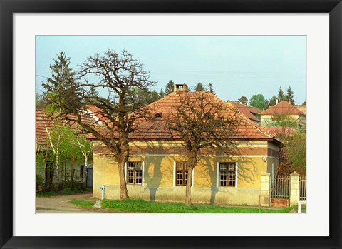 Framed House in Tokaj Village, Mad, Hungary Print