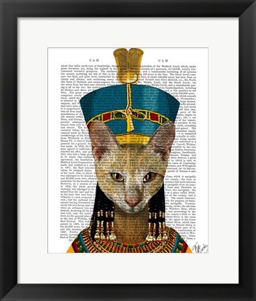 Framed Egyptian Queen Cat Print