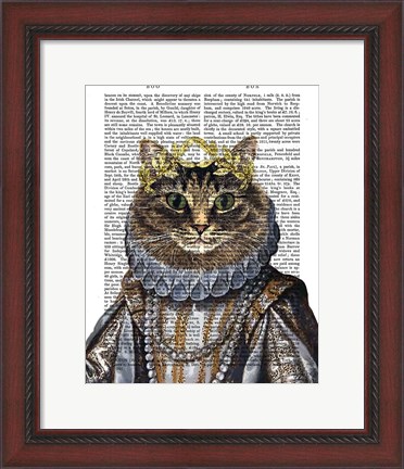 Framed Cat Queen Print