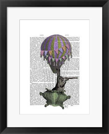 Framed Navigating Rabbit Print