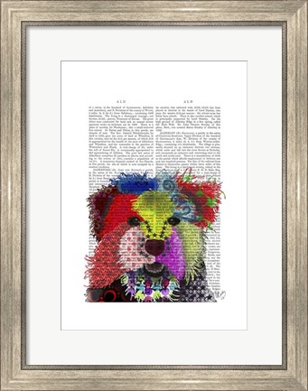 Framed Yorkshire Terrier - Patchwork Print