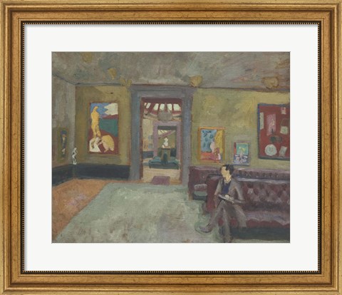 Framed Room in the Second Post-Impressionist Exhibition in 1912 Print