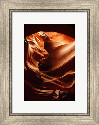 Framed Shaft of Light, Upper Antelope Canyon 3 Print