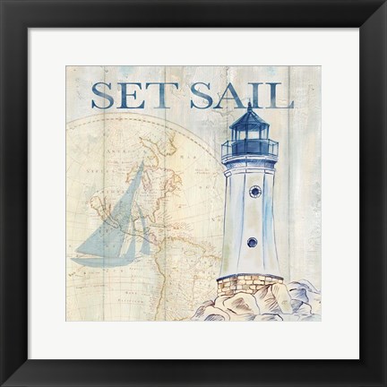 Framed Sail Away I Print