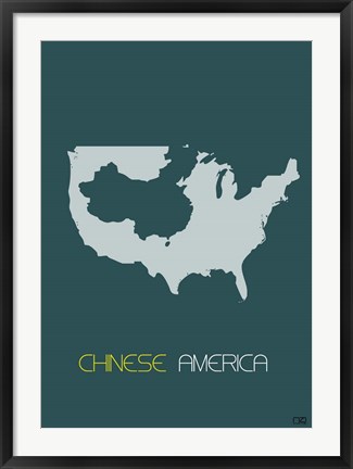 Framed Chinese America Print