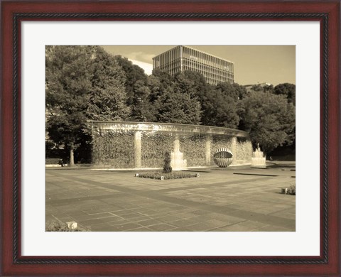 Framed Tokyo Fountain Print