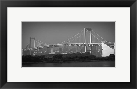 Framed Tokyo Rainbow Bridge Print