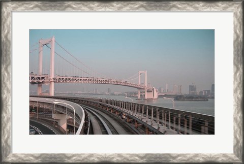Framed Tokyo Train Ride 4 Print