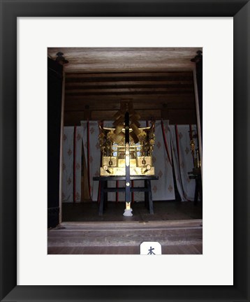 Framed In The Temple Print