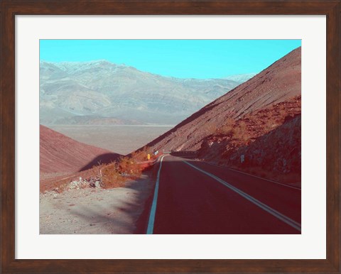 Framed Death Valley Road 3 Print