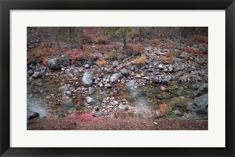 Framed Mountain River Print