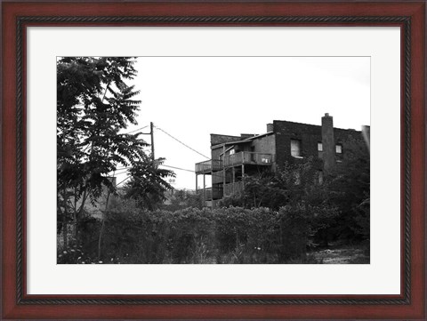 Framed Old Building Detroit 3 Print