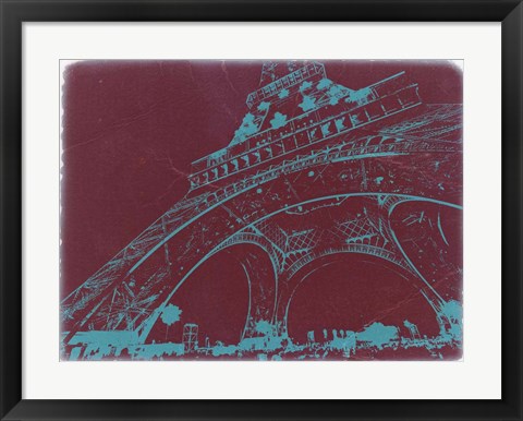 Framed Eiffel Tower Print