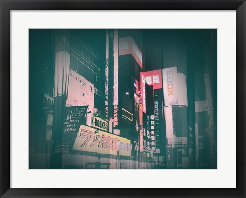 Framed Tokyo Lights Print