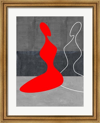 Framed Red Grill Print