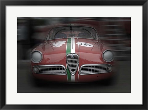 Framed Alfa Romeo Laguna Seca 2 Print