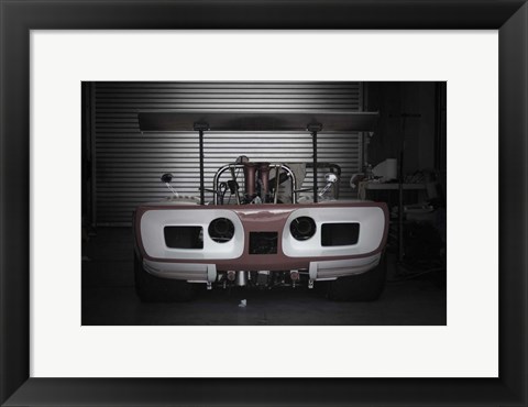 Framed Racing Garage Print