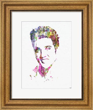 Framed Elvis Presley Print
