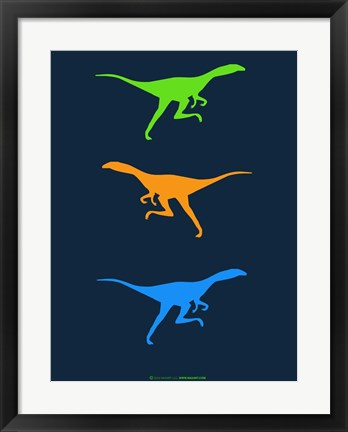 Framed Dinosaur Family 16 Print