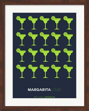 Framed Yellow Margaritas Print