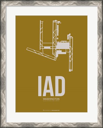 Framed IAD Washington 3 Print