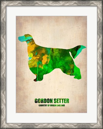Framed Gordon Setter 2 Print