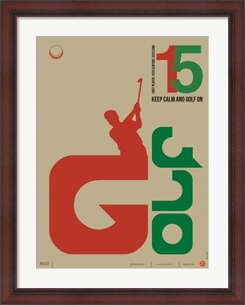 Framed Golf Print