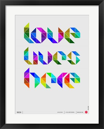 Framed Love 4 Print