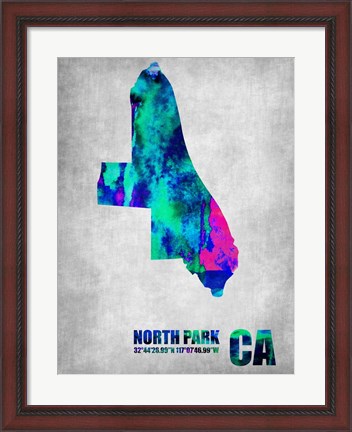 Framed North Park California Print