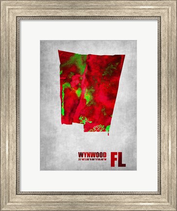 Framed Wynwood Florida Print