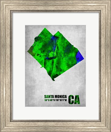 Framed Santa Monica California Print