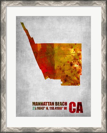Framed Manhattan Beach California Print