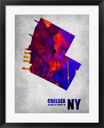 Framed Chelsea New York Print