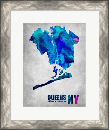 Framed Queens New York Print