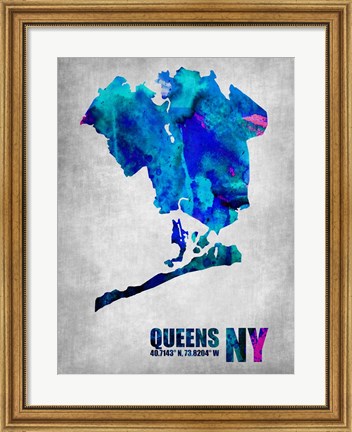 Framed Queens New York Print