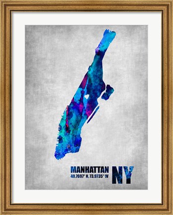 Framed Manhattan New York Print