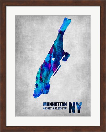 Framed Manhattan New York Print