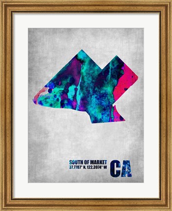 Framed South of the Market California Print
