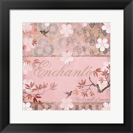 Framed Haute in Pink IV Print